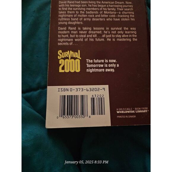 Survival 2000 renegade war by James McPhee gold eagle books isbn 0373632029 - Picture 3 of 5